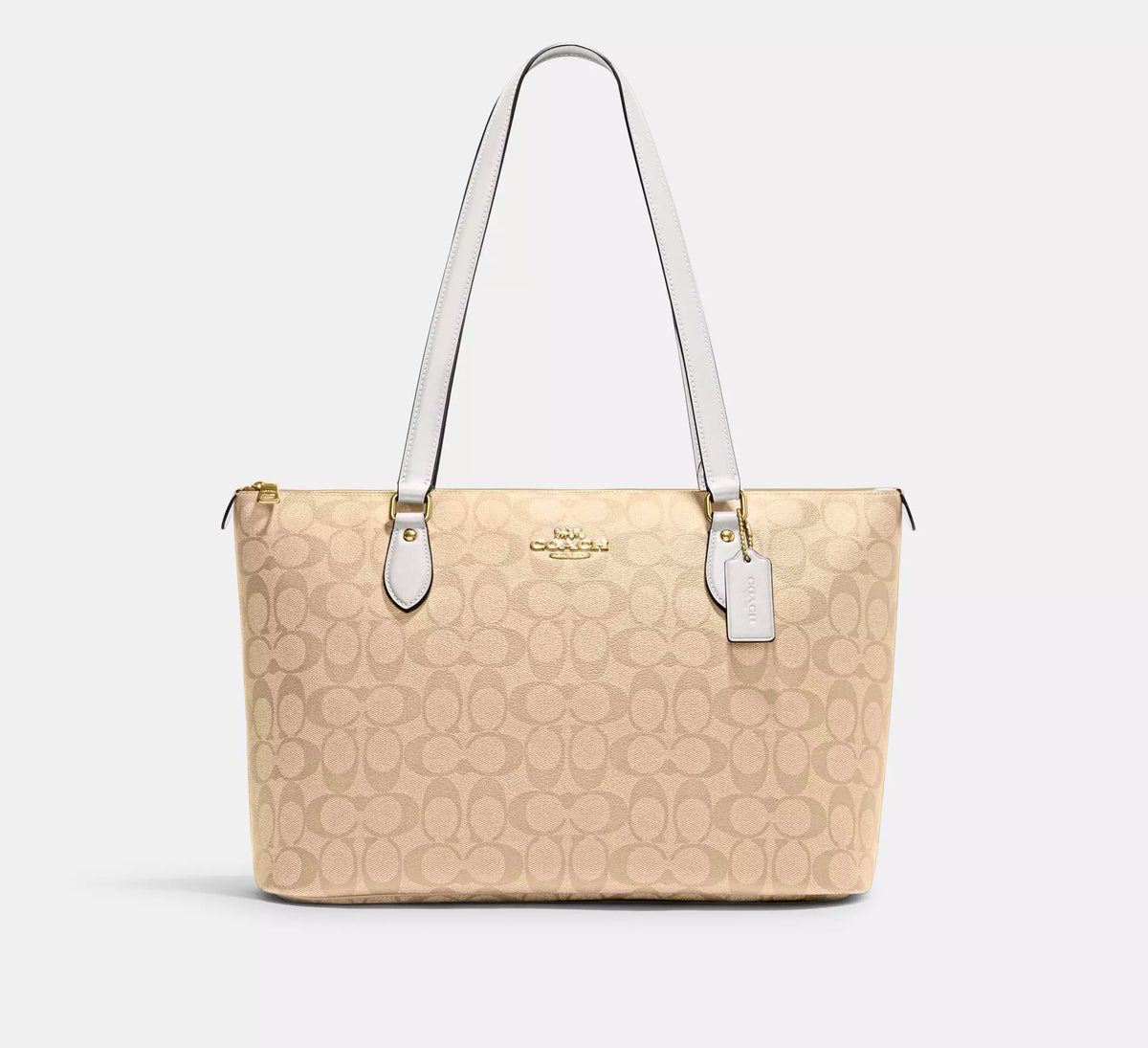 Coach Gallery Tote Bag In Signature Canvas - Bags | Shop From The Mirage