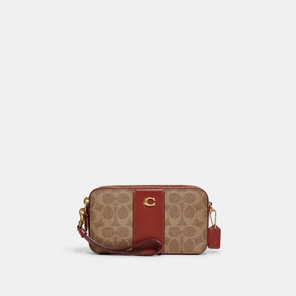 Kira Crossbody Bag In Colorblock Signature Canvas