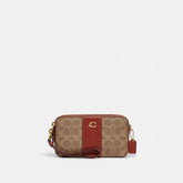 Kira Crossbody Bag In Colorblock Signature Canvas