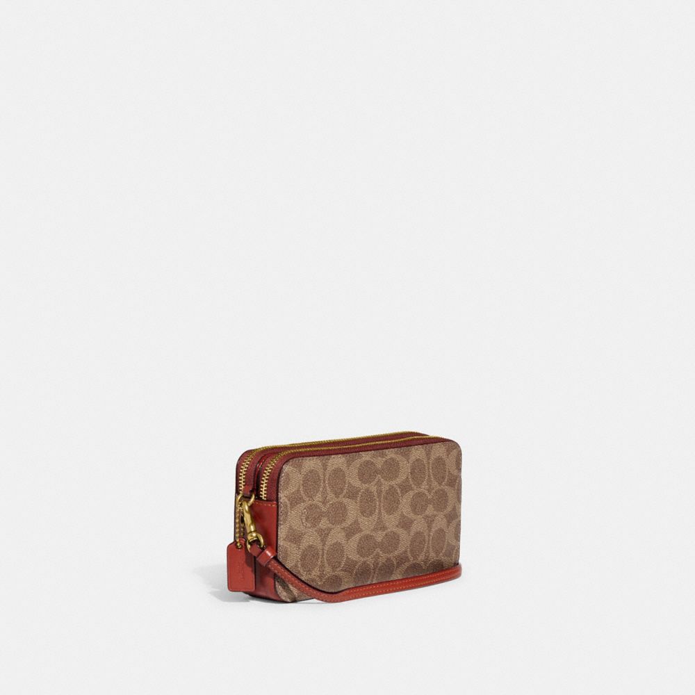 Kira Crossbody Bag In Colorblock Signature Canvas