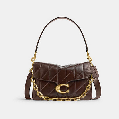 Chain Tabby Shoulder Bag With Quilting