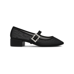 Champaign Block Heel Court Shoes