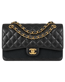 Chanel Black Caviar Medium Classic Double Flap Bag