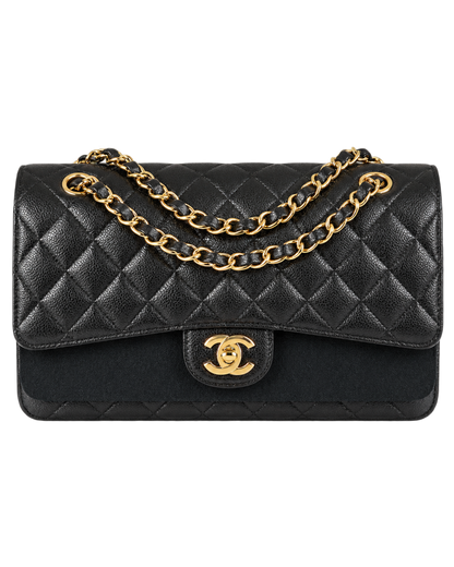 Chanel Black Caviar Medium Classic Double Flap Bag