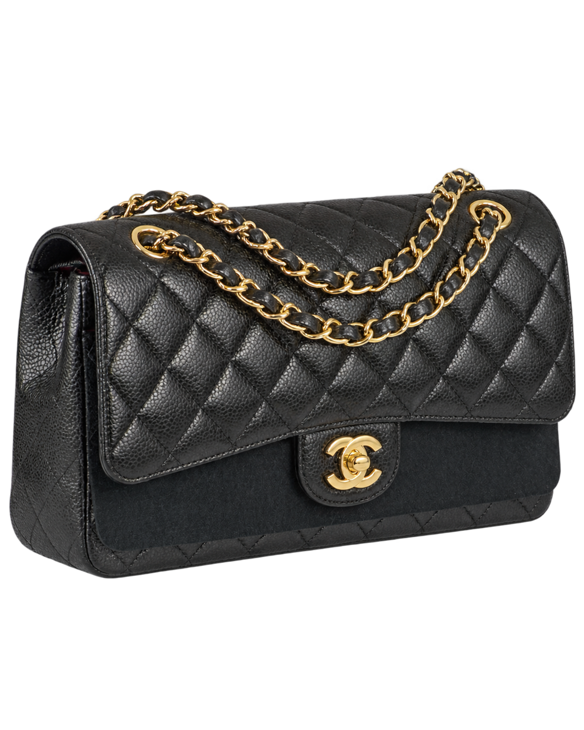 Chanel Black Caviar Medium Classic Double Flap Bag