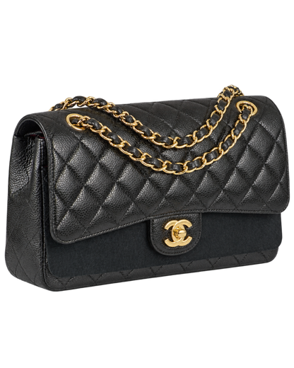 Chanel Black Caviar Medium Classic Double Flap Bag