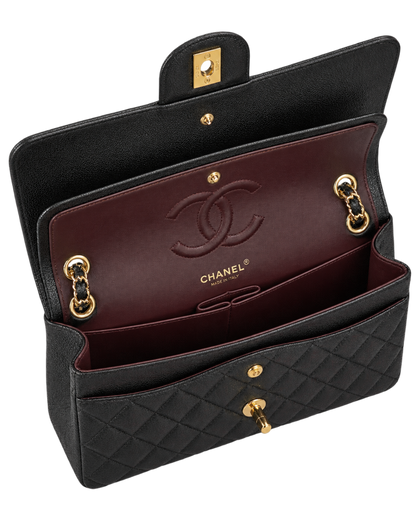Chanel Black Caviar Medium Classic Double Flap Bag