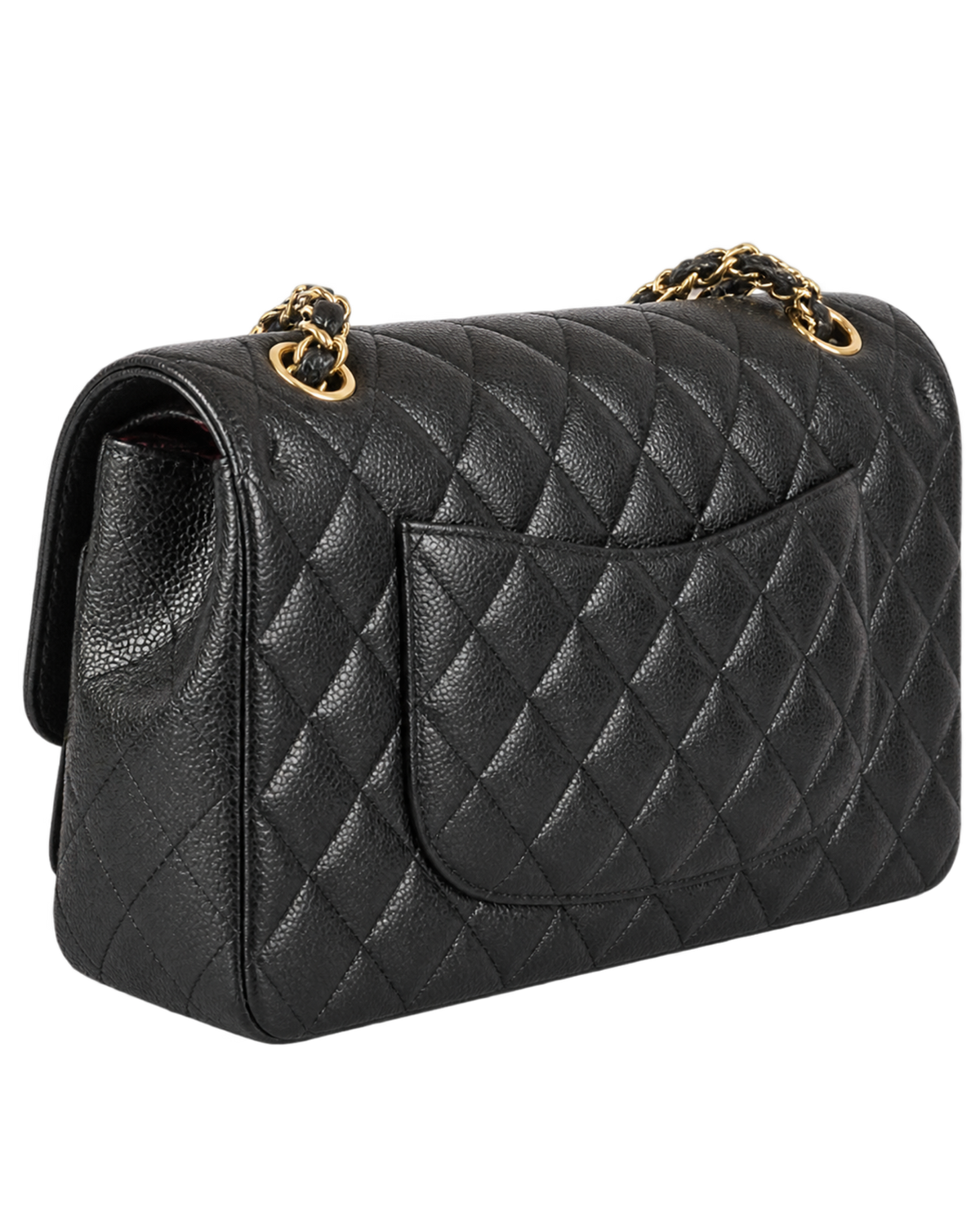 Chanel Black Caviar Medium Classic Double Flap Bag