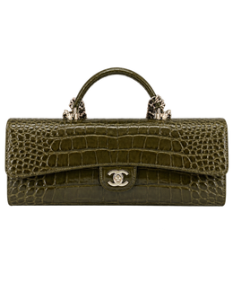 Chanel Long Top Handle Clutch with Chain