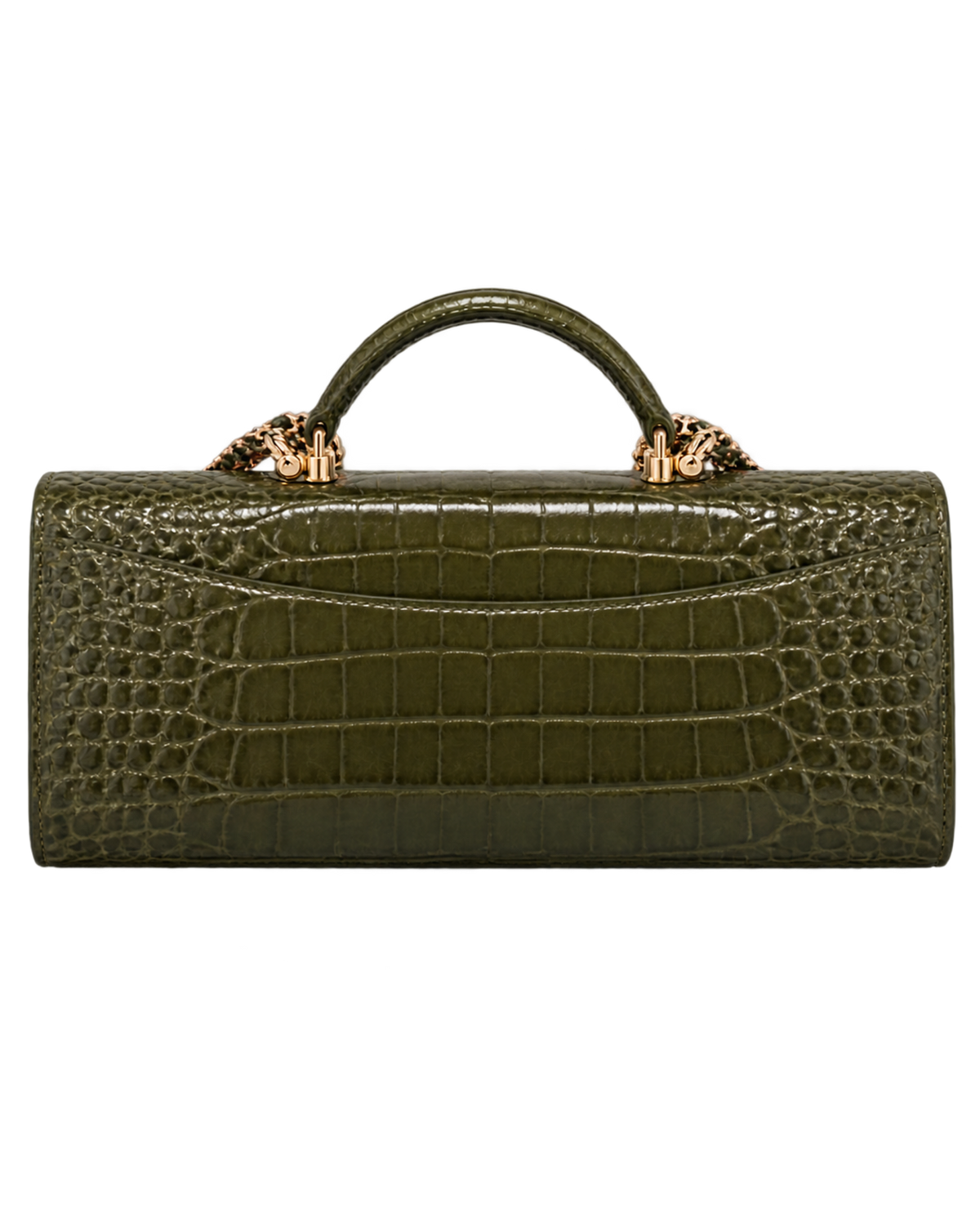 Chanel Long Top Handle Clutch with Chain