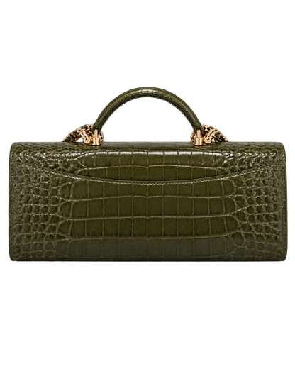 Chanel Long Top Handle Clutch with Chain