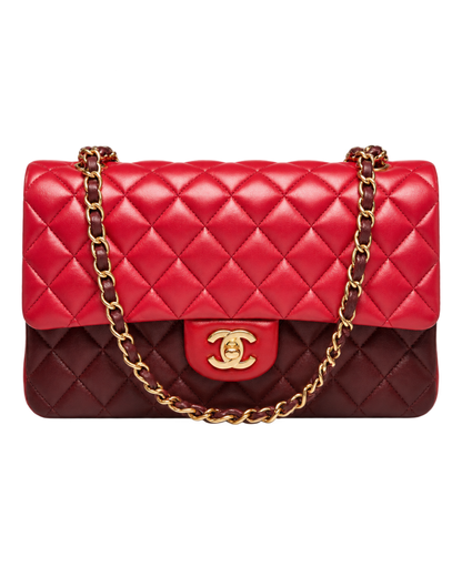 Chanel Mini Rectangular Classic Tricolor Lambskin Single Flap crossbody bag