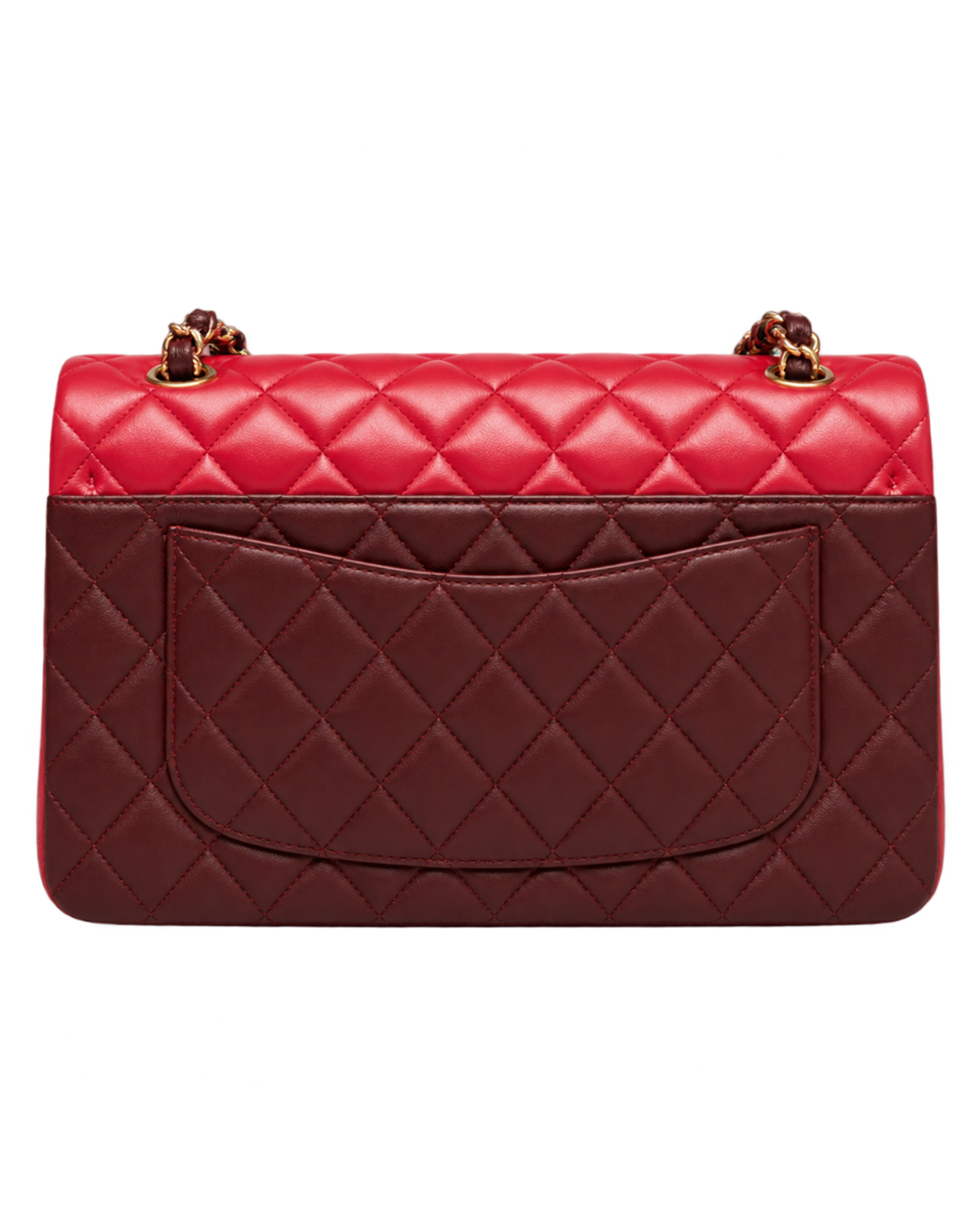 Chanel Mini Rectangular Classic Tricolor Lambskin Single Flap crossbody bag