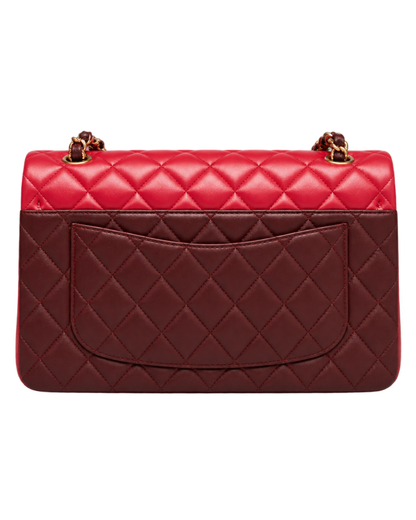Chanel Mini Rectangular Classic Tricolor Lambskin Single Flap crossbody bag