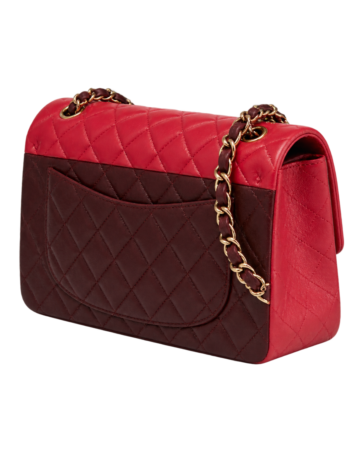 Chanel Mini Rectangular Classic Tricolor Lambskin Single Flap crossbody bag