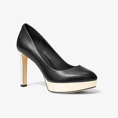 Chantal Leather Platform Pump