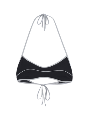 Charcoal Bikini Top
