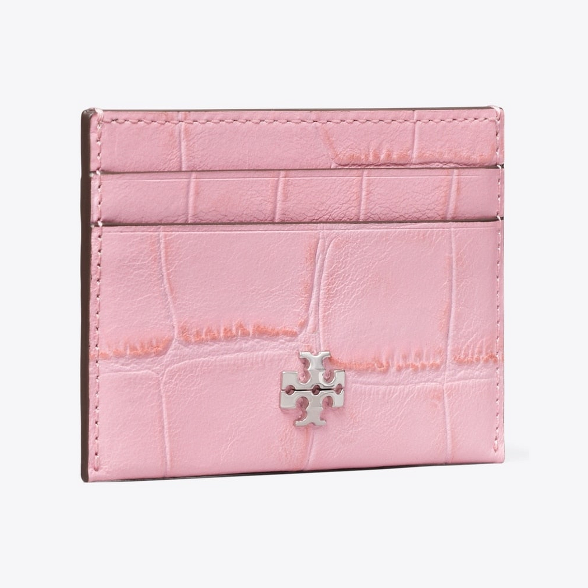 Charlie Croc-Embossed Card Case