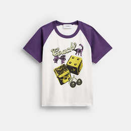 Charms Raglan T-Shirt In Organic Cotton