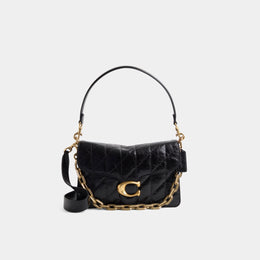 Restored Chain Tabby Shoulder Bag With Quilting