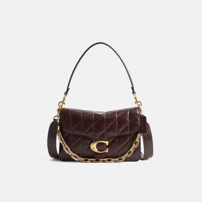 Restored Chain Tabby Shoulder Bag With Quilting