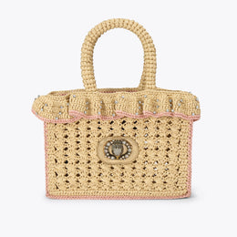 Chelsea Ruffle Tote Bag