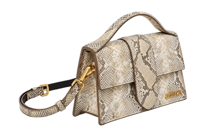 LE GRAND BAMBINO BEIGE PYTHON SKIN
