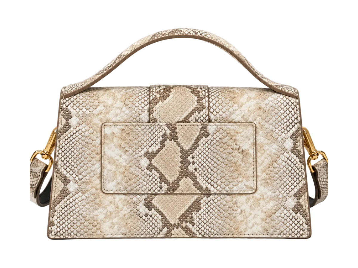 LE GRAND BAMBINO BEIGE PYTHON SKIN