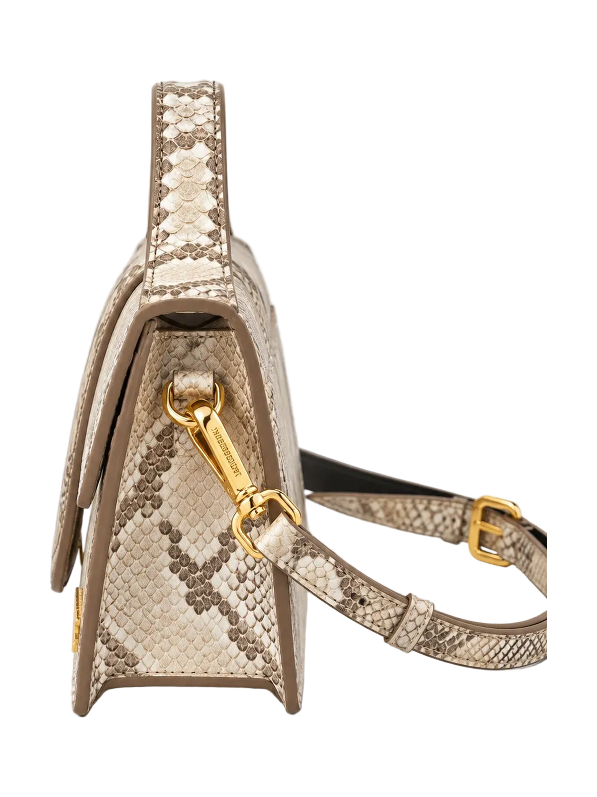 LE GRAND BAMBINO BEIGE PYTHON SKIN