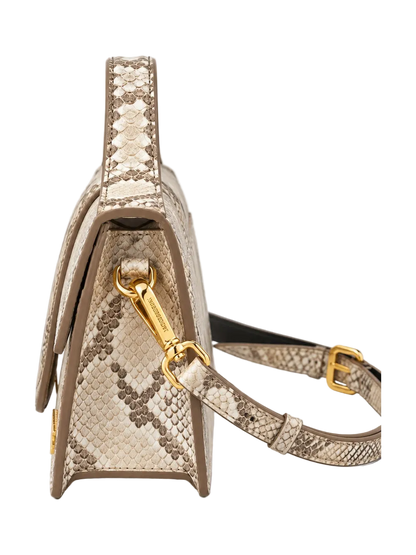 LE GRAND BAMBINO BEIGE PYTHON SKIN