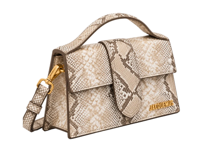 LE GRAND BAMBINO BEIGE PYTHON SKIN