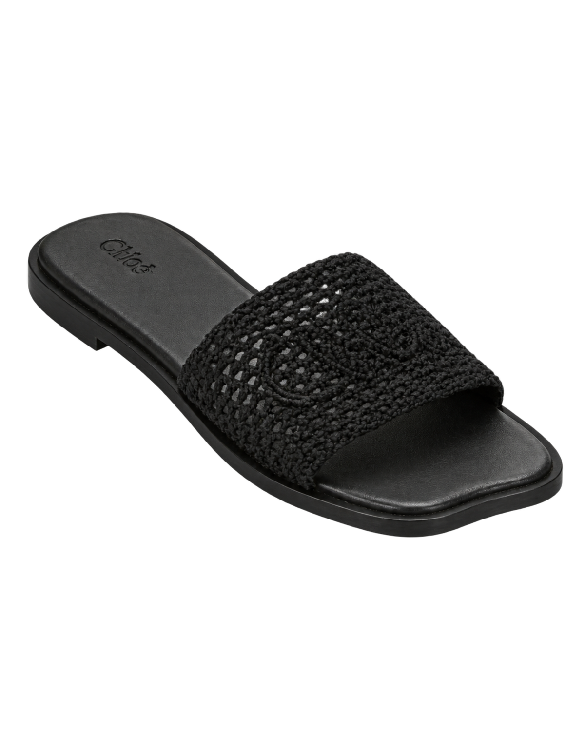 Chloé Crochet Soleil Slides