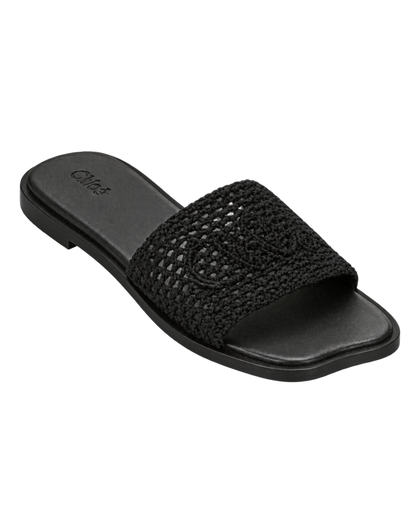 Chloé Crochet Soleil Slides