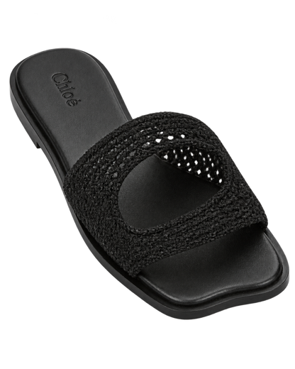 Chloé Crochet Soleil Slides