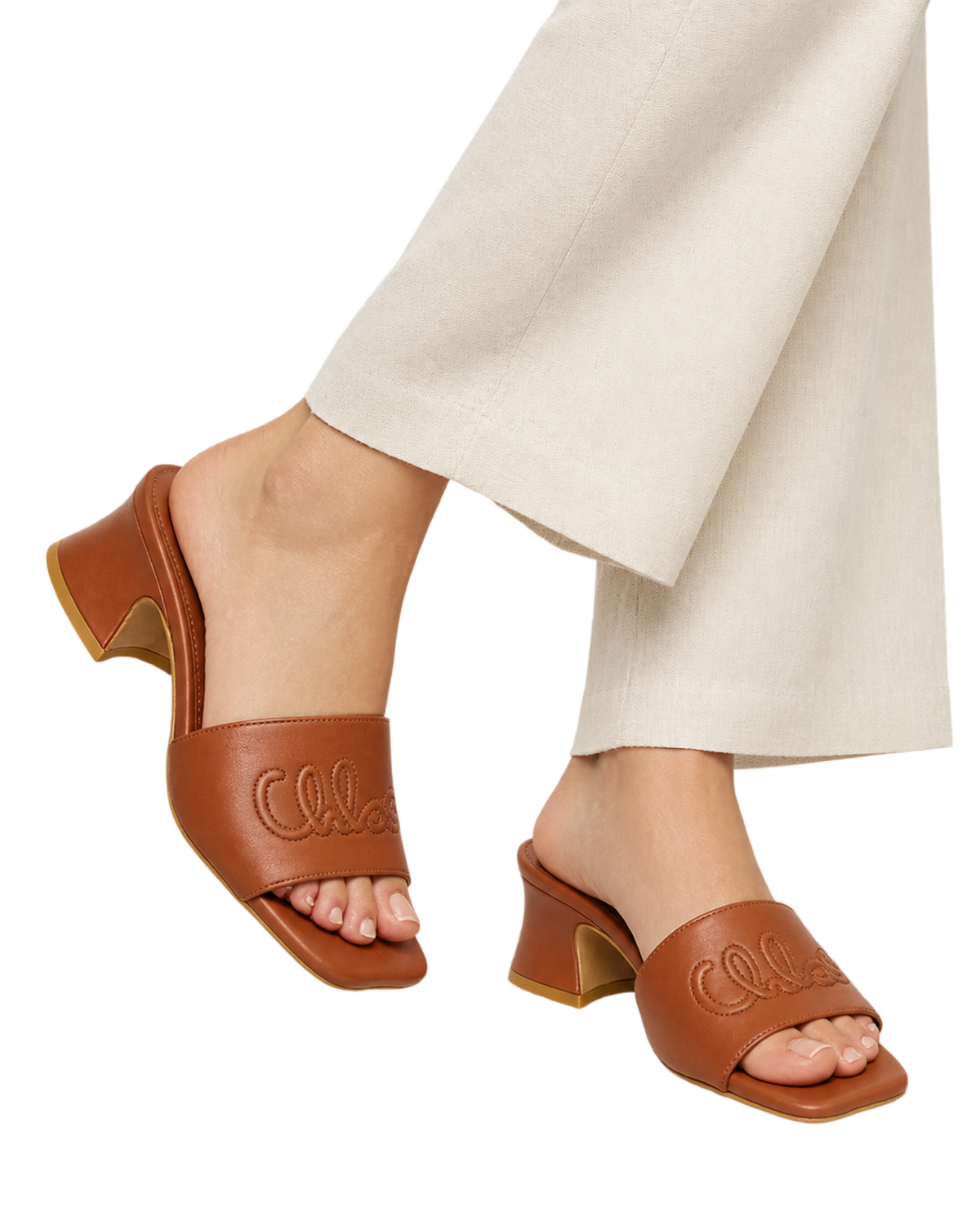 Chloé Soleil heeled mule