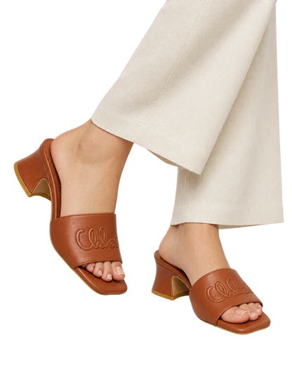 Chloé Soleil heeled mule