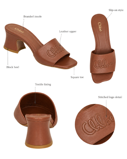 Chloé Soleil heeled mule