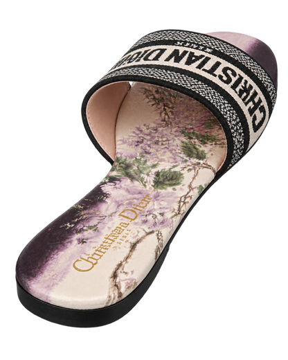 Christian Dior Dway Flat Slide Sandals