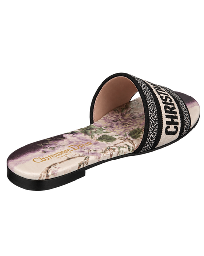 Christian Dior Dway Flat Slide Sandals