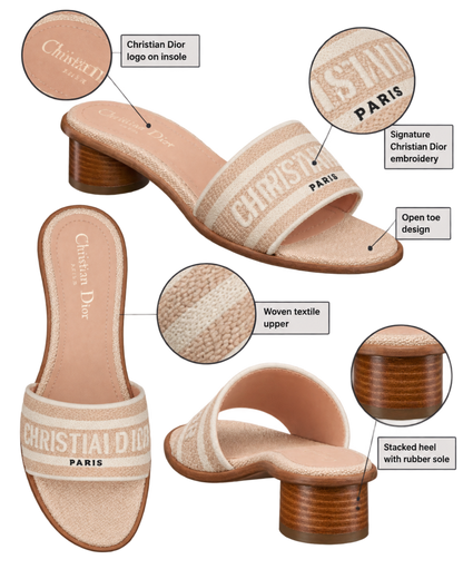 Christian Dior Dway Heeled Slide