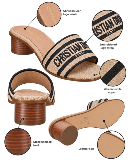 Christian Dior Dway Heeled Slide