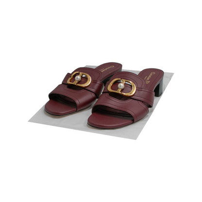 Christian Dior J'Adior Slingback Pump Ruby Red Technical Fabric