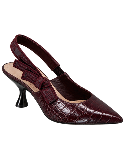 Christian Dior Leather Slingback Pumps