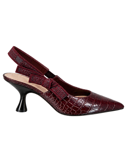 Christian Dior Leather Slingback Pumps
