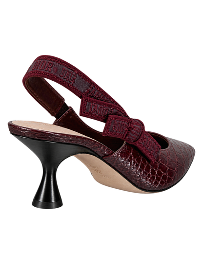 Christian Dior Leather Slingback Pumps