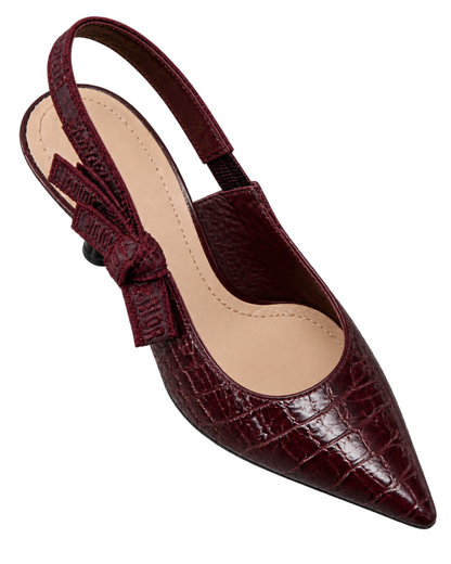 Christian Dior Leather Slingback Pumps