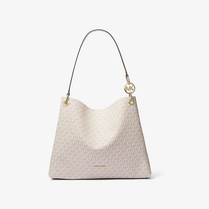 Christina Large Signature Logo Shoulder Bag