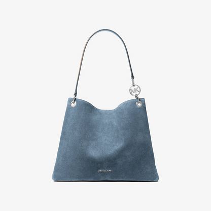 Christina Large Suede Shoulder Bag