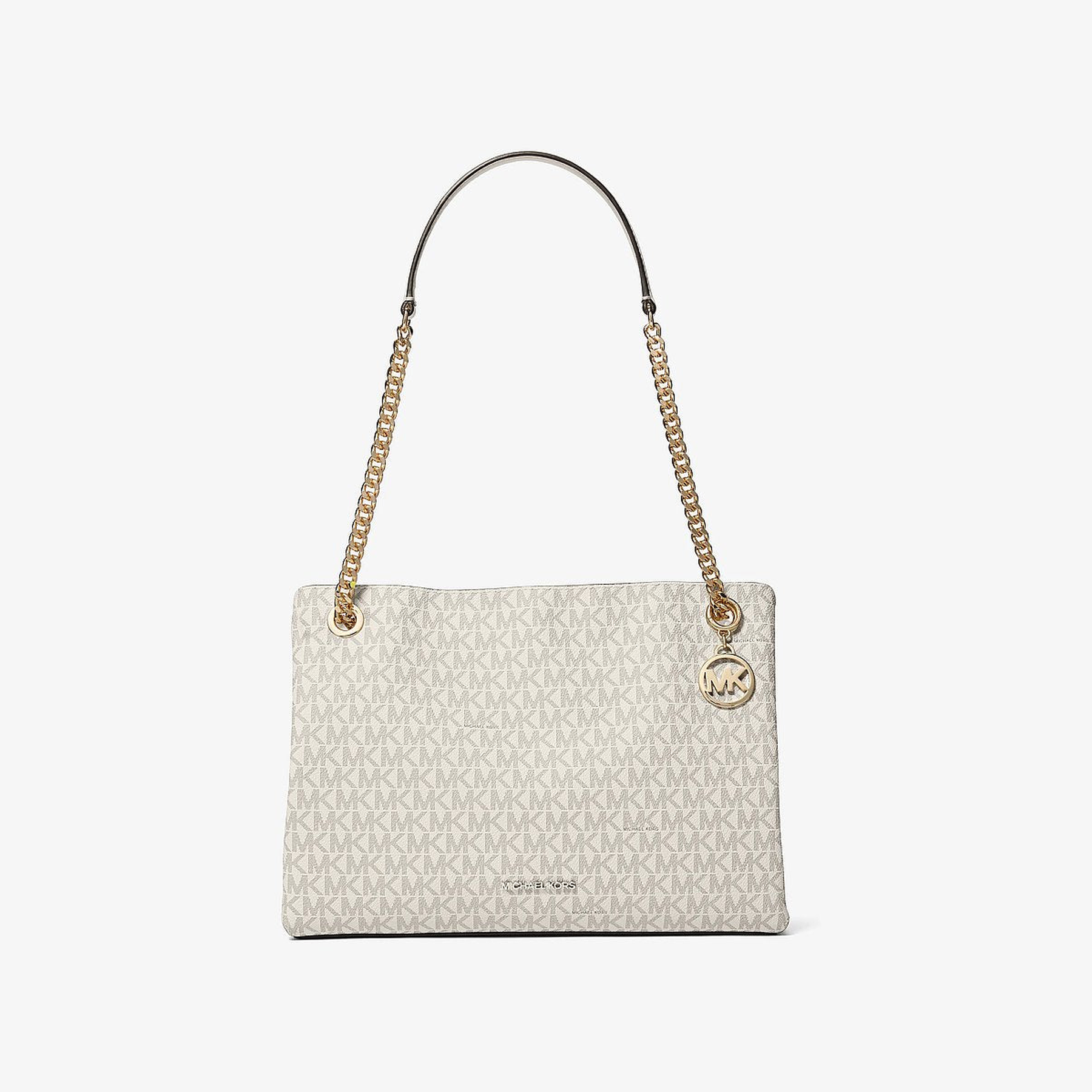 Christina Medium Signature Logo Messenger Bag
