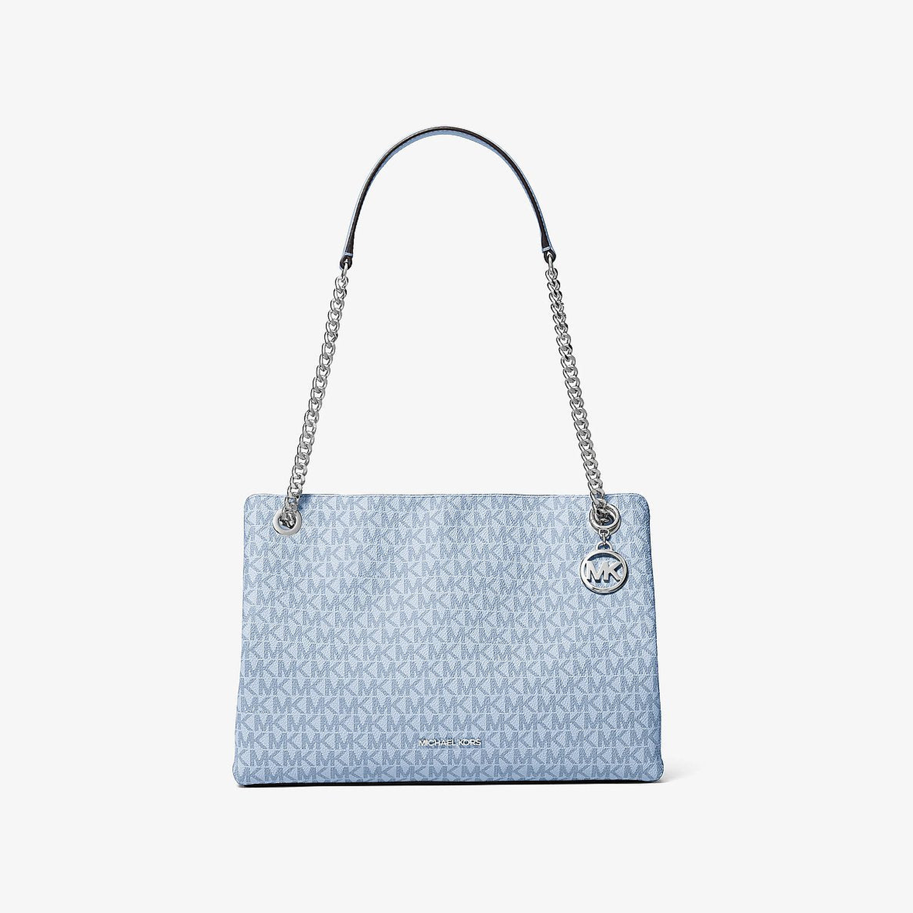 Christina Medium Signature Logo Shoulder Bag